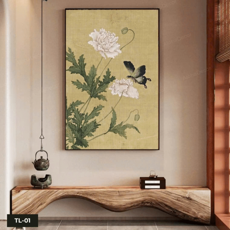 Tranh Canvas Hoa Anh Túc