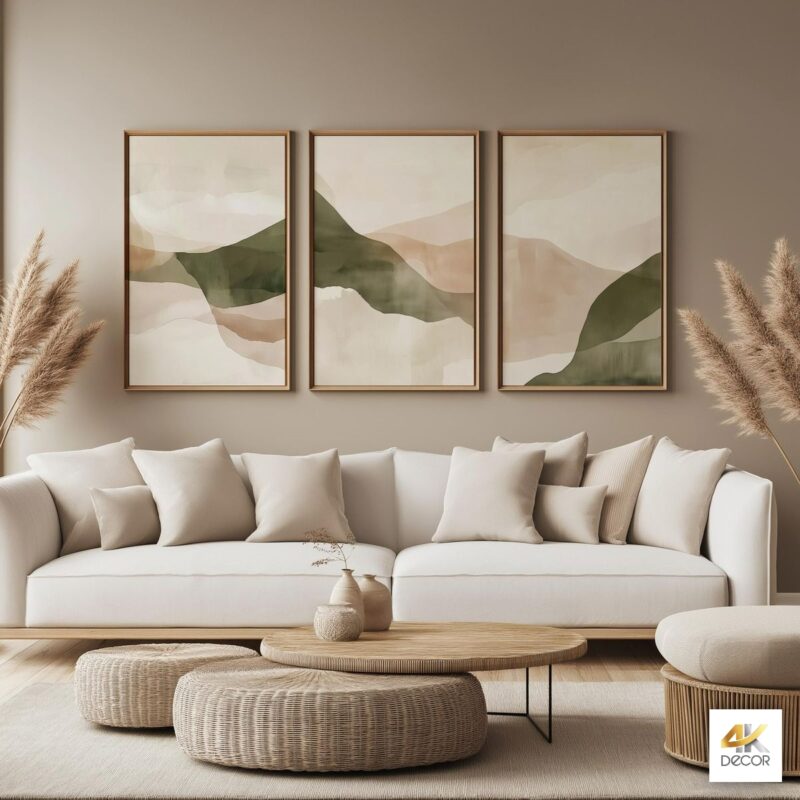 Bố cục treo tranh Art Deco đẹp