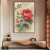 Tranh Canvas Hoa Mẫu Đơn