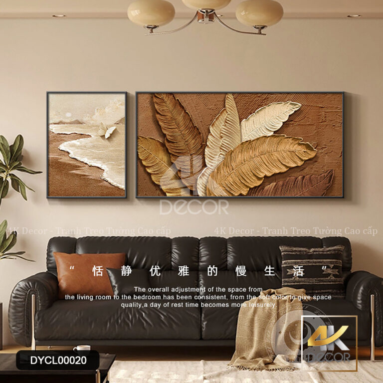 Bộ 2 Tranh Canvas Phong Cảnh Bắc Âu