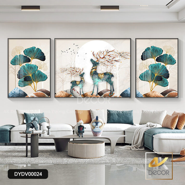 Bộ Tranh Tráng Gương Hươu Xanh