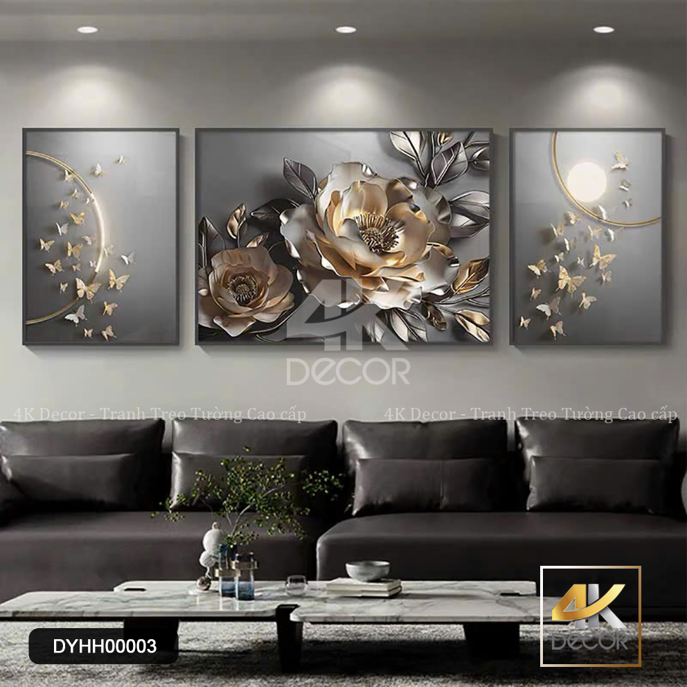 Tranh Canvas Hoa Mẫu Đơn