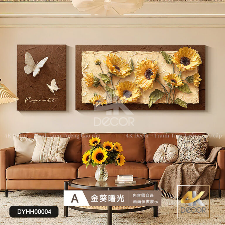 Tranh Canvas Hoa Hướng Dương