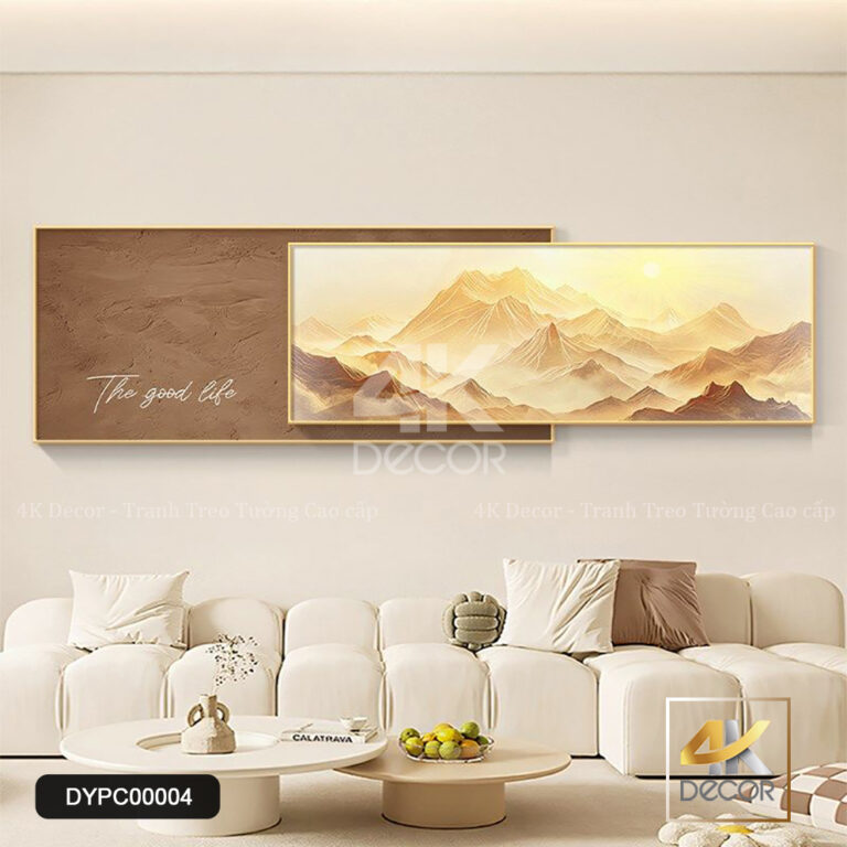 Tranh canvas phong cảnh núi non