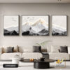 Tranh Canvas Bộ Ba Sơn Thủy Núi Non