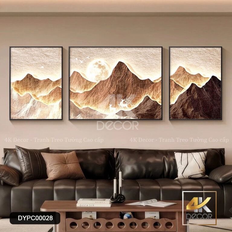Tranh Canvas Sơn Thủy Hữu Tình