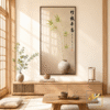 Tranh Canvas Bình Gốm Tre Trúc Bình An | LC00022