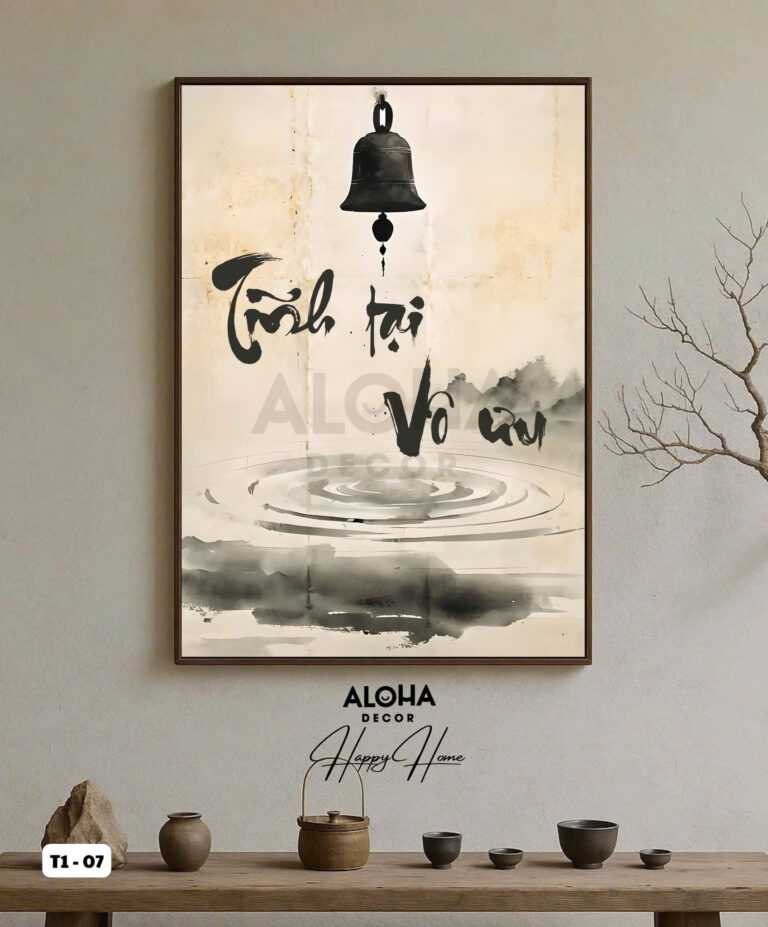 Tranh Canvas Tĩnh Tại Vô Ưu