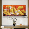 Tranh Canvas Sen Vàng Ánh Kim