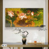 Tranh Canvas Sắc Sen Thu Vàng