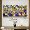 Tranh Canvas Sen Trắng Sắc Màu