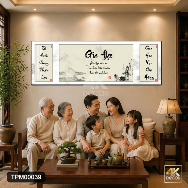 Tranh Tráng Gương Gia Đạo