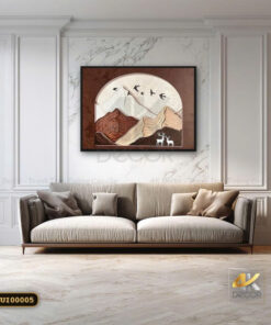 Tranh Canvas Núi Trăng Nghệ Thuật