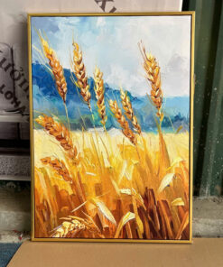 Tranh Canvas Cánh Đồng Lúa Mì Vàng