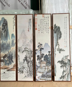 Bộ Tranh Canvas Nhân Lễ Nghĩa Trí Tín