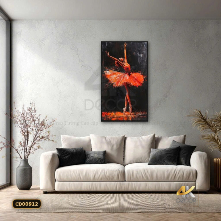 Tranh Canvas Ngọn Lửa Đam Mê