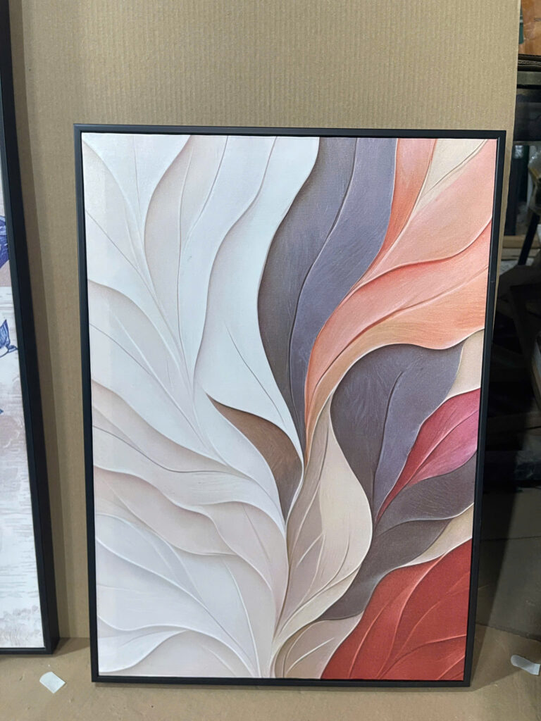 Tranh Canvas Lá Nghệ Thuật Sắc Thu |  LC00230