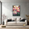 Tranh Canvas Hoa Mẫu Đơn Hồng Phú Quý