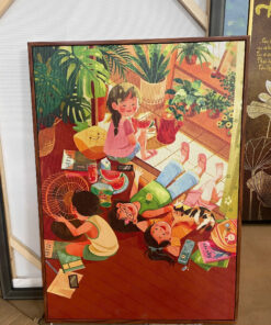 Tranh Canvas Ký Ức Tuổi Thơ