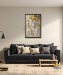 Tranh Canvas Tử Đằng Khai Hoa