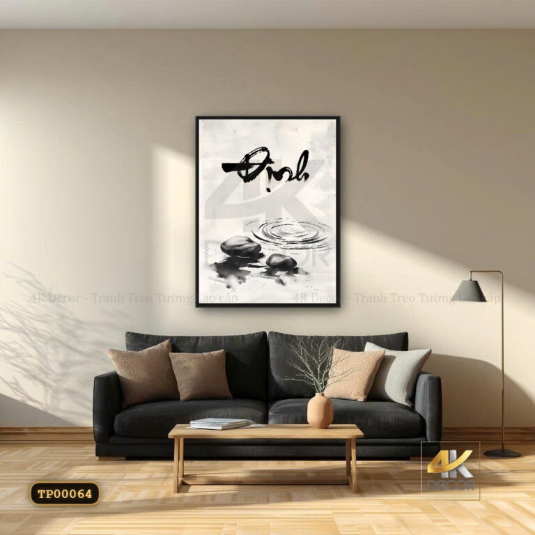 Tranh Canvas Định Tâm Sóng Lặng