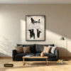 Tranh Canvas Chữ Minh Tự Tại