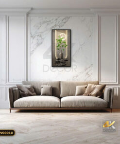 Tranh Canvas Cây Xanh Thiền Cảnh Dưới Trăng