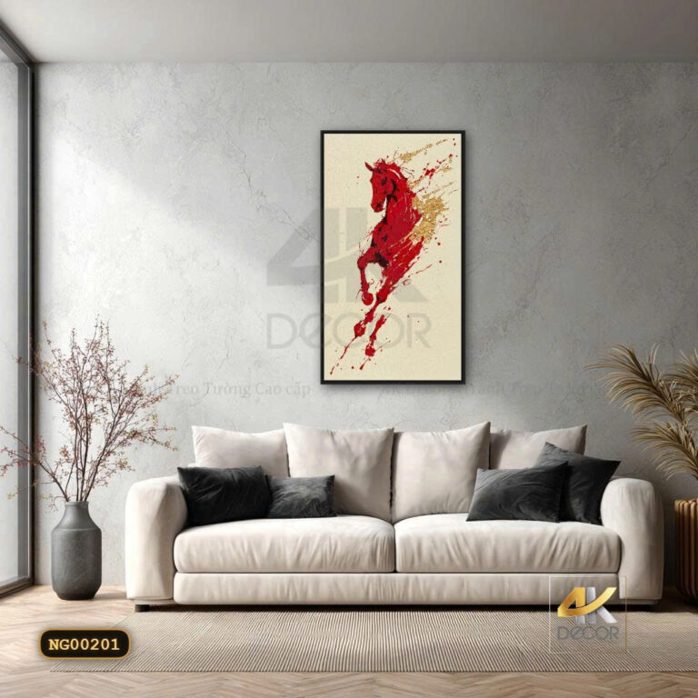 Tranh Canvas Hỏa Mã Vượng Phát