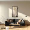 Tranh Canvas Bình Gốm Tre Trúc Bình An