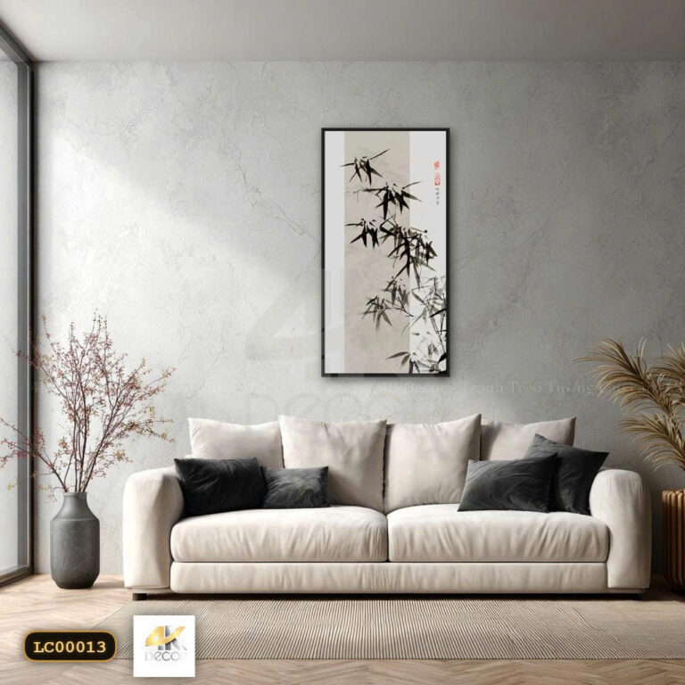 Tranh Canvas Trúc Mặc Tĩnh Tâm