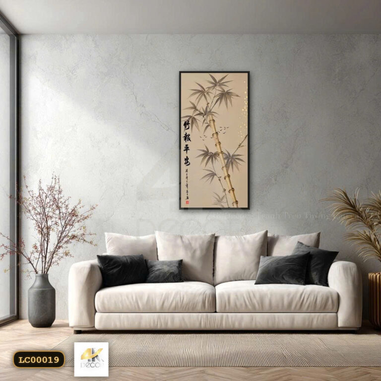 Tranh Canvas Trúc Báo Bình An