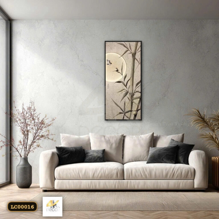 Tranh Canvas Trúc Nguyệt Thanh Bình