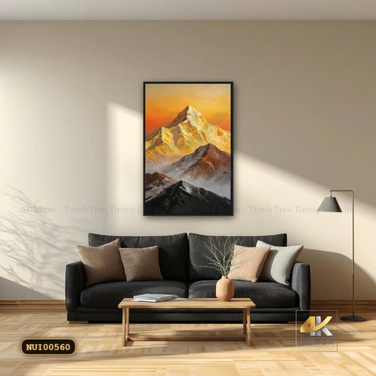 Tranh Canvas Nhật Chiếu Kim Sơn