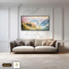 Tranh Canvas Sắc Xuân Trên Đỉnh Núi Tuyết