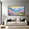 Tranh Canvas Bản Làng Thơ Mộng Giữa Ngàn Mây