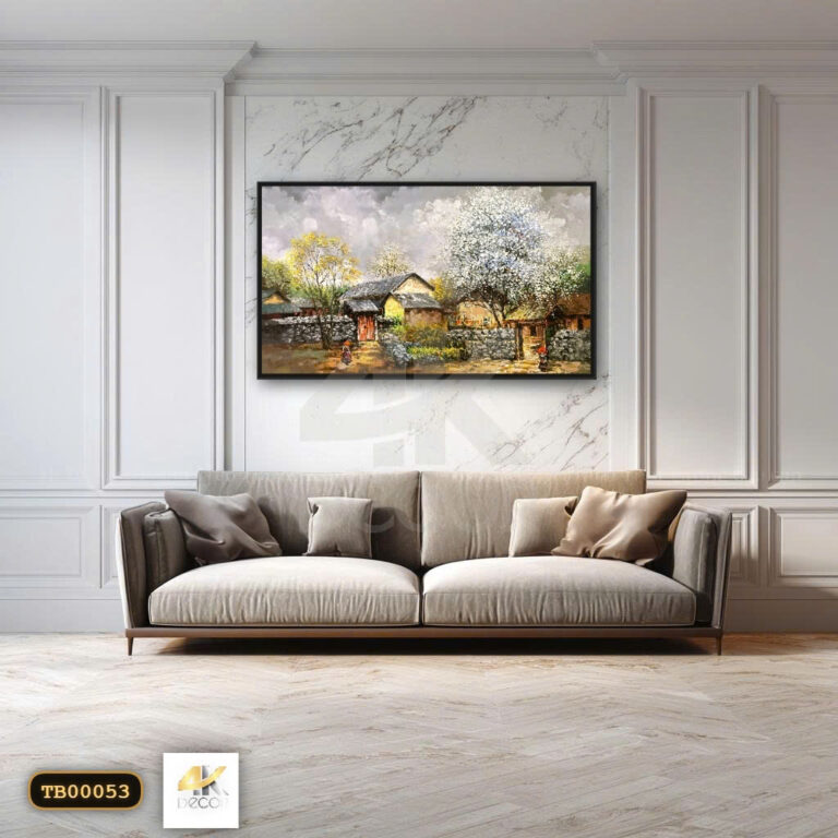 Tranh Canvas Hồn Quê Hoài Niệm