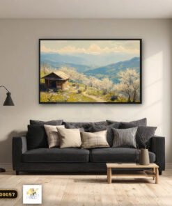 Tranh Canvas Cao Nguyên Nở Hoa