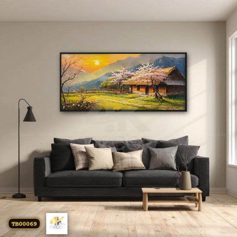 Tranh Canvas Tây Bắc Xuân Thì