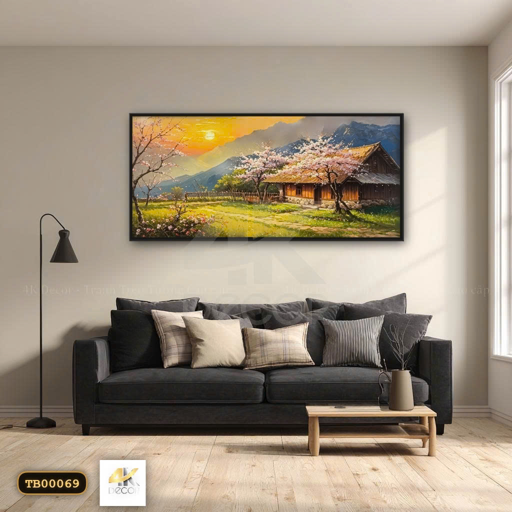 Tranh Canvas Tây Bắc Xuân Thì