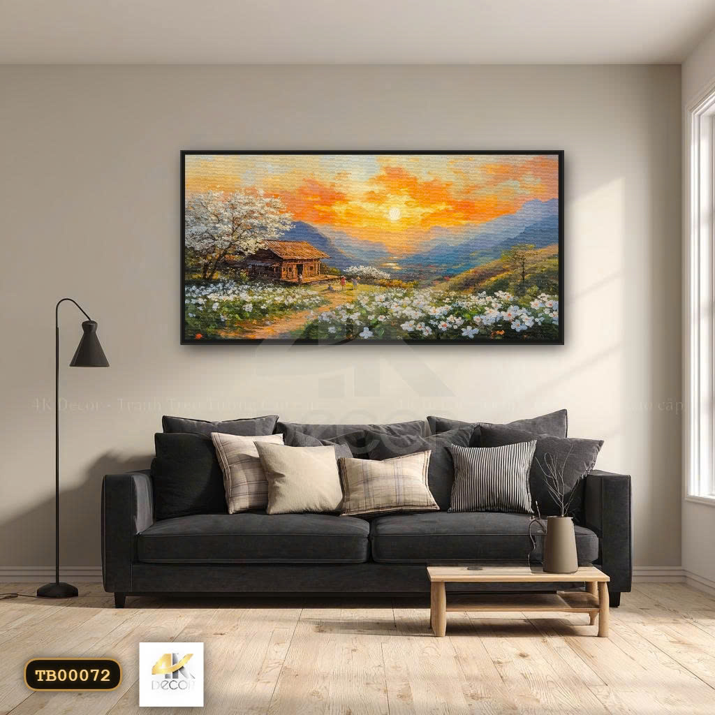 Tranh Canvas Ánh Dương Vùng Cao