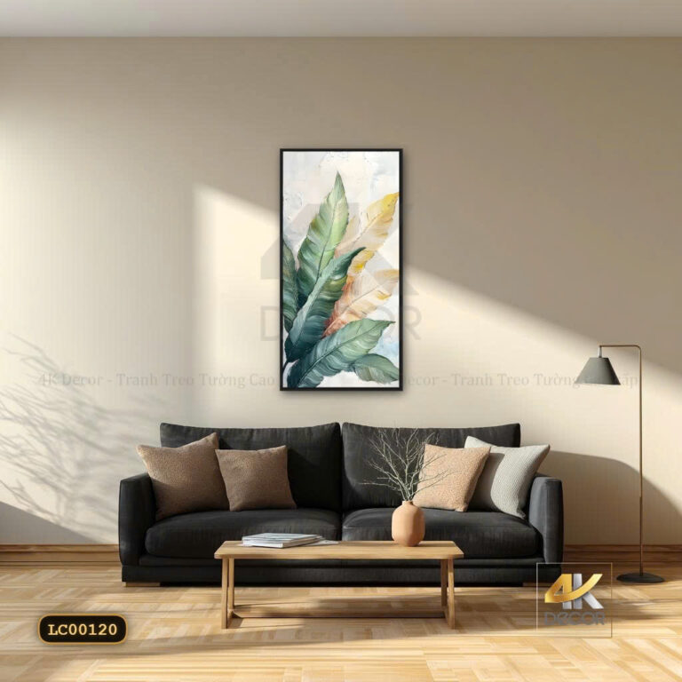 Tranh Lá Chuối Xanh Hiện Đại