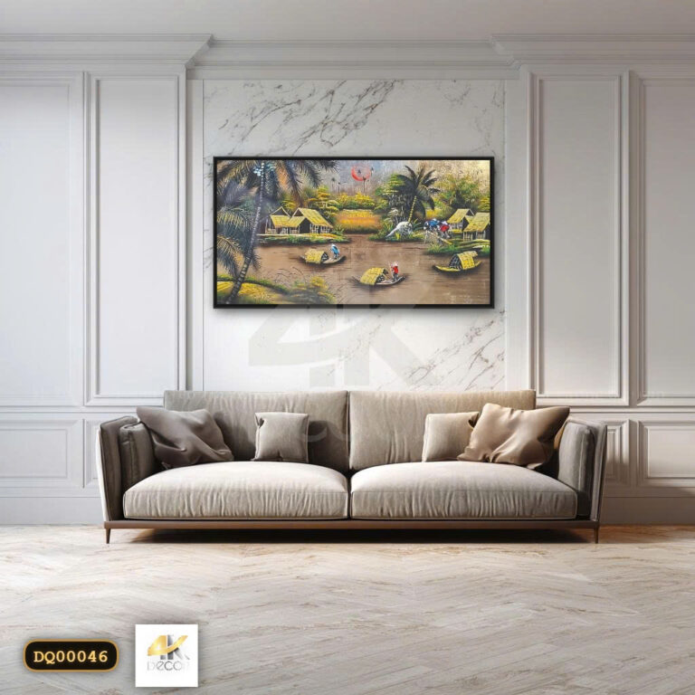 Tranh Canvas Đồng Quê
