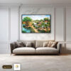Tranh Canvas Đồng Quê Bắc Bộ