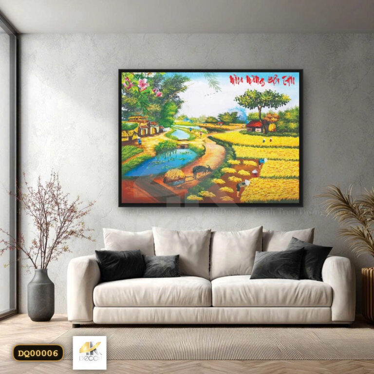 Tranh Canvas Mùa Vàng Bội Thu